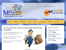 Tablet Screenshot of mausexpress.ch